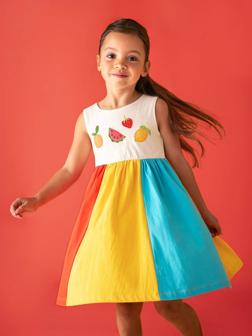 Frugi Alisa Blue Dress image 1