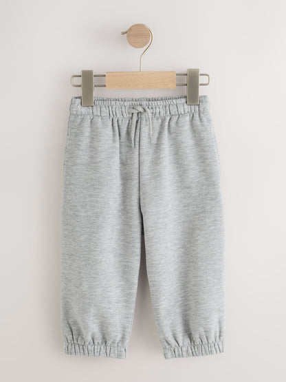 Dsiney Kidz - Grey/Black Wide Cuffed Joggers 3 Pack (3mths-7yrs) image 3