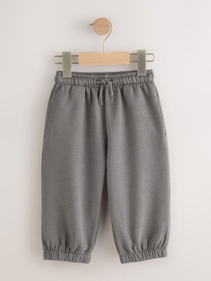 Dsiney Kidz - Grey/Black Wide Cuffed Joggers 3 Pack (3mths-7yrs) image 4