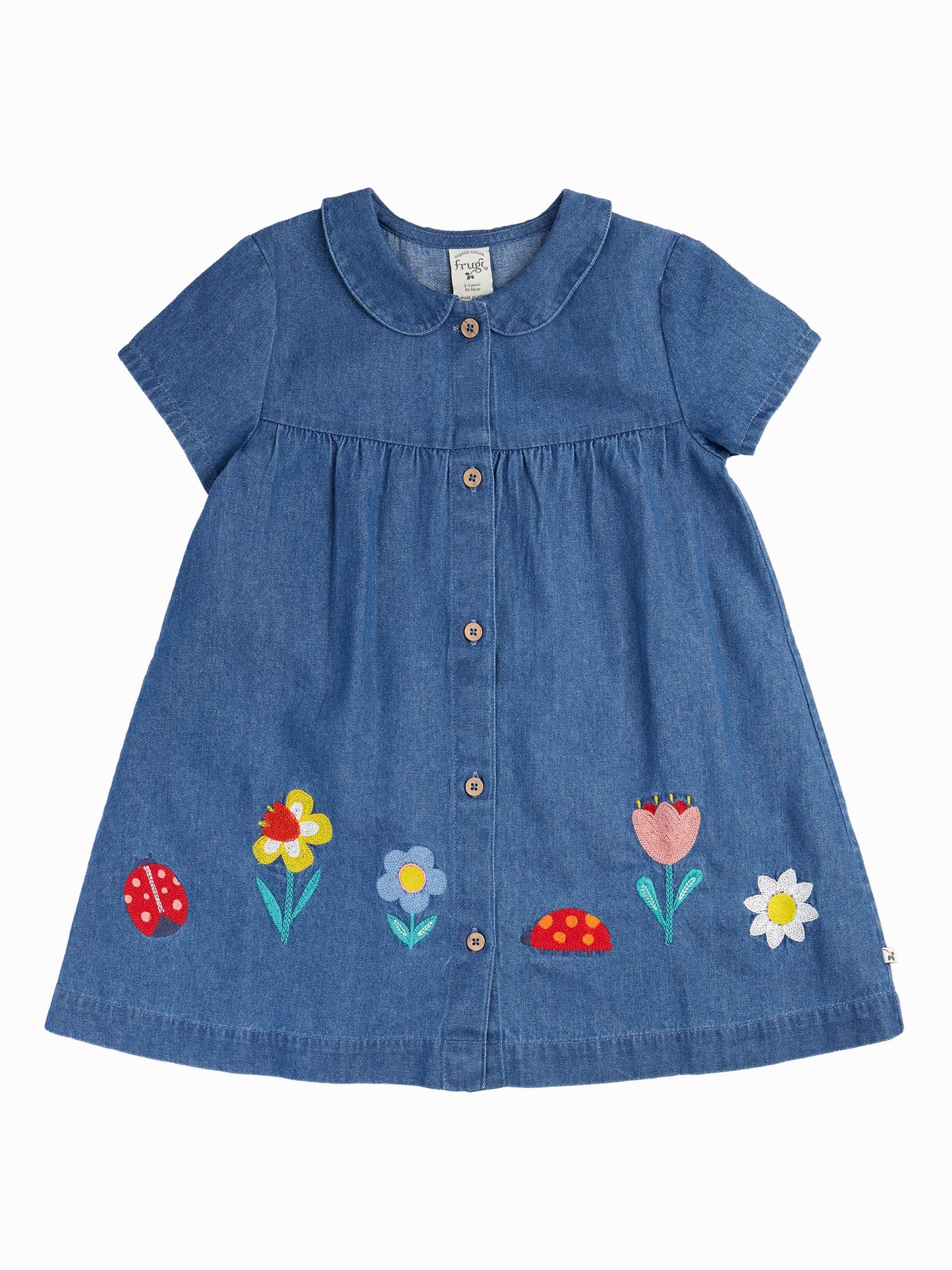Frugi Blue Rosemary Dress image 2