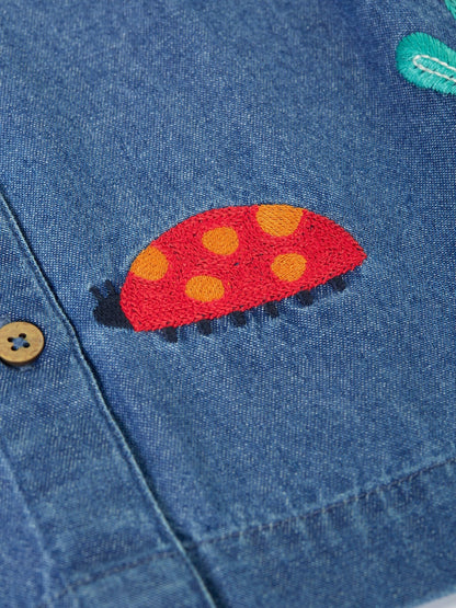 Frugi Blue Rosemary Dress image 3
