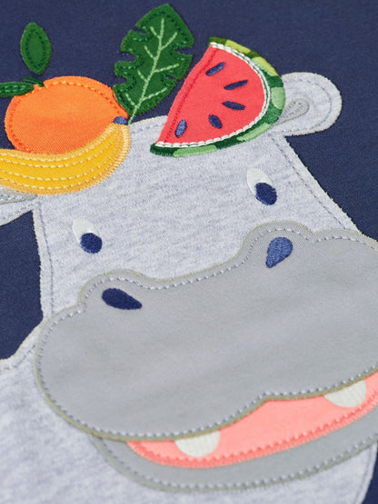 Frugi Blue Carsen Circular T-Shirt image 4