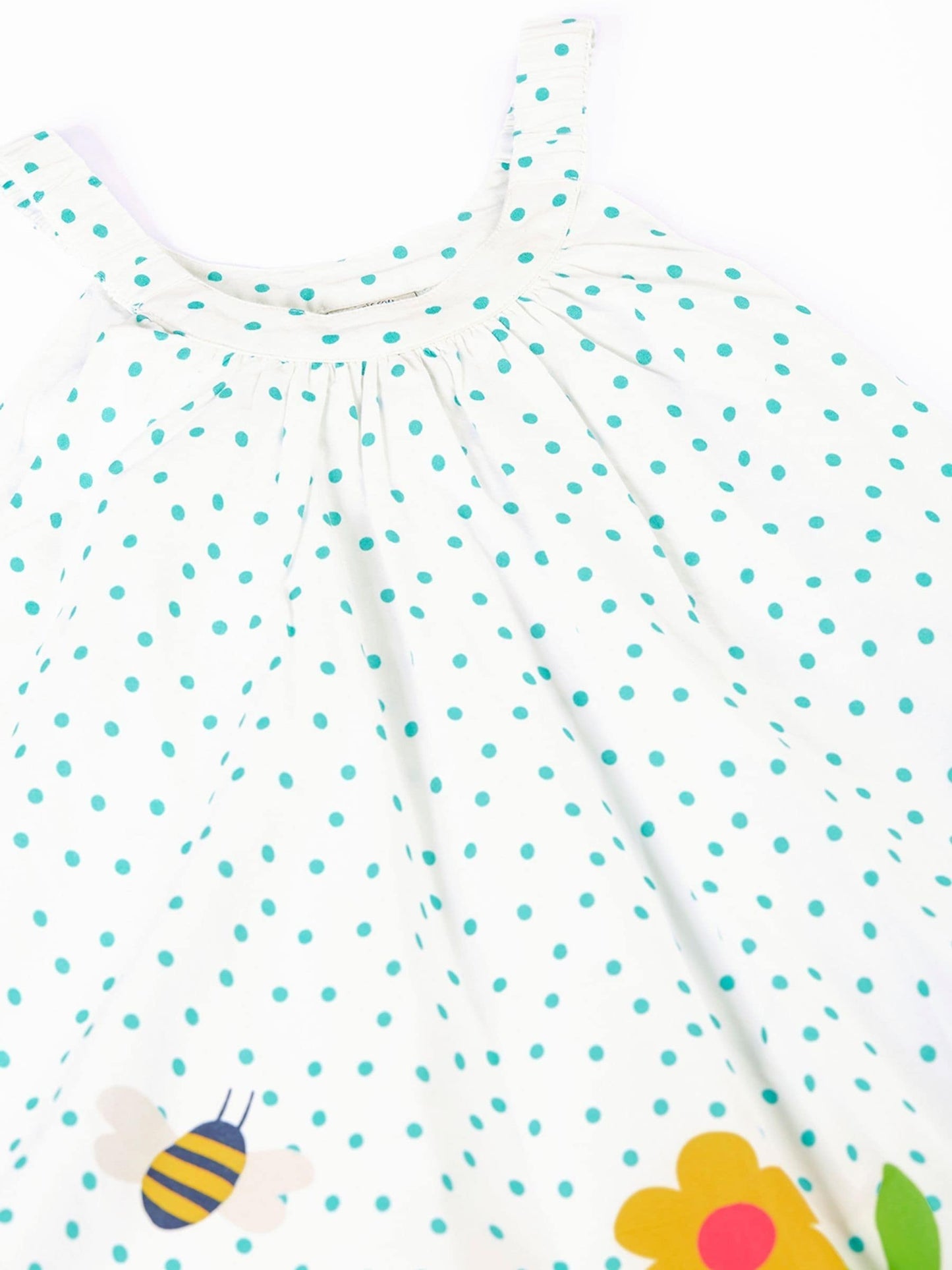 Frugi White Myra Twirly Dress image 3