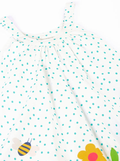 Frugi White Myra Twirly Dress image 3