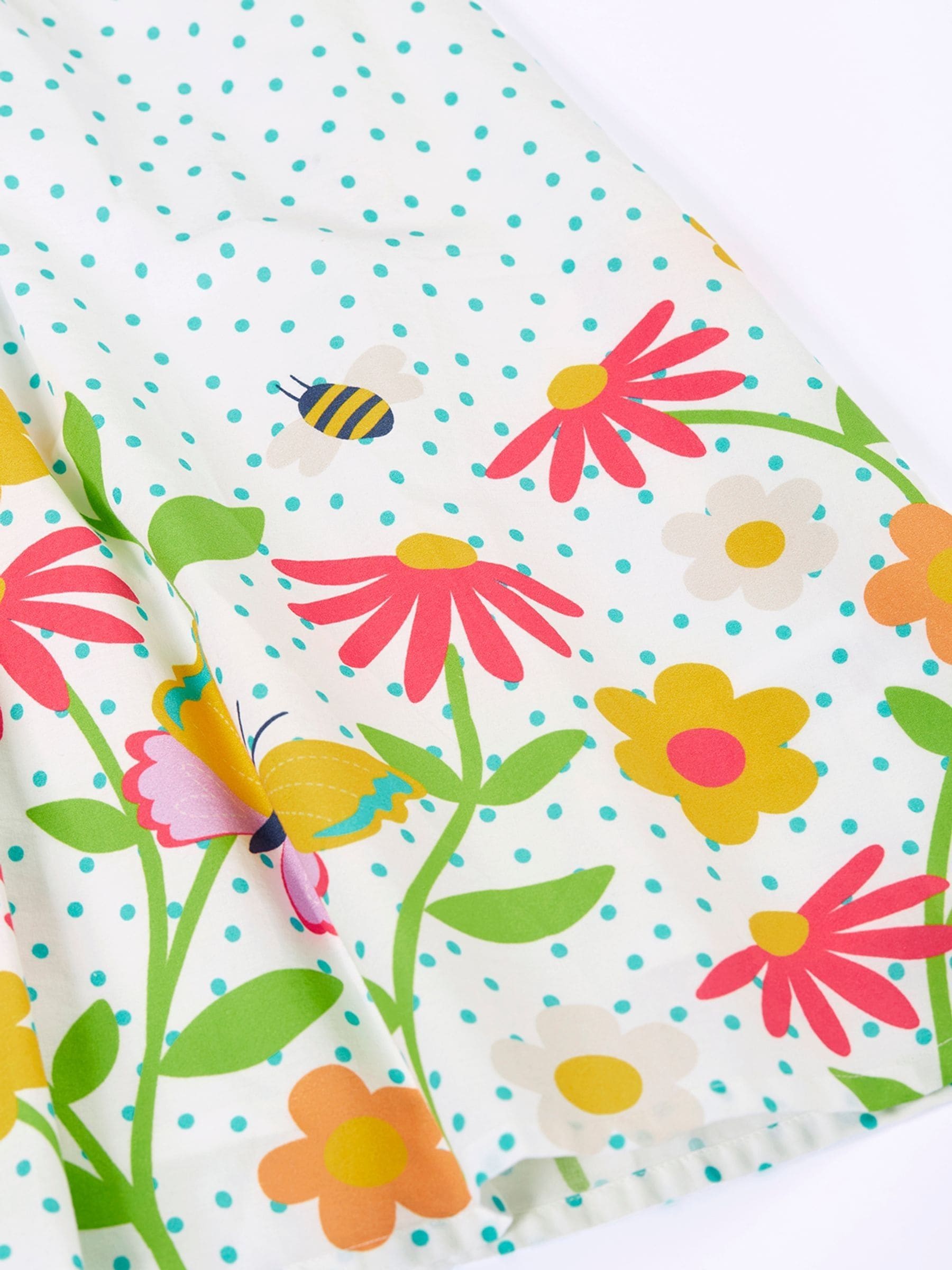 Frugi White Myra Twirly Dress image 4