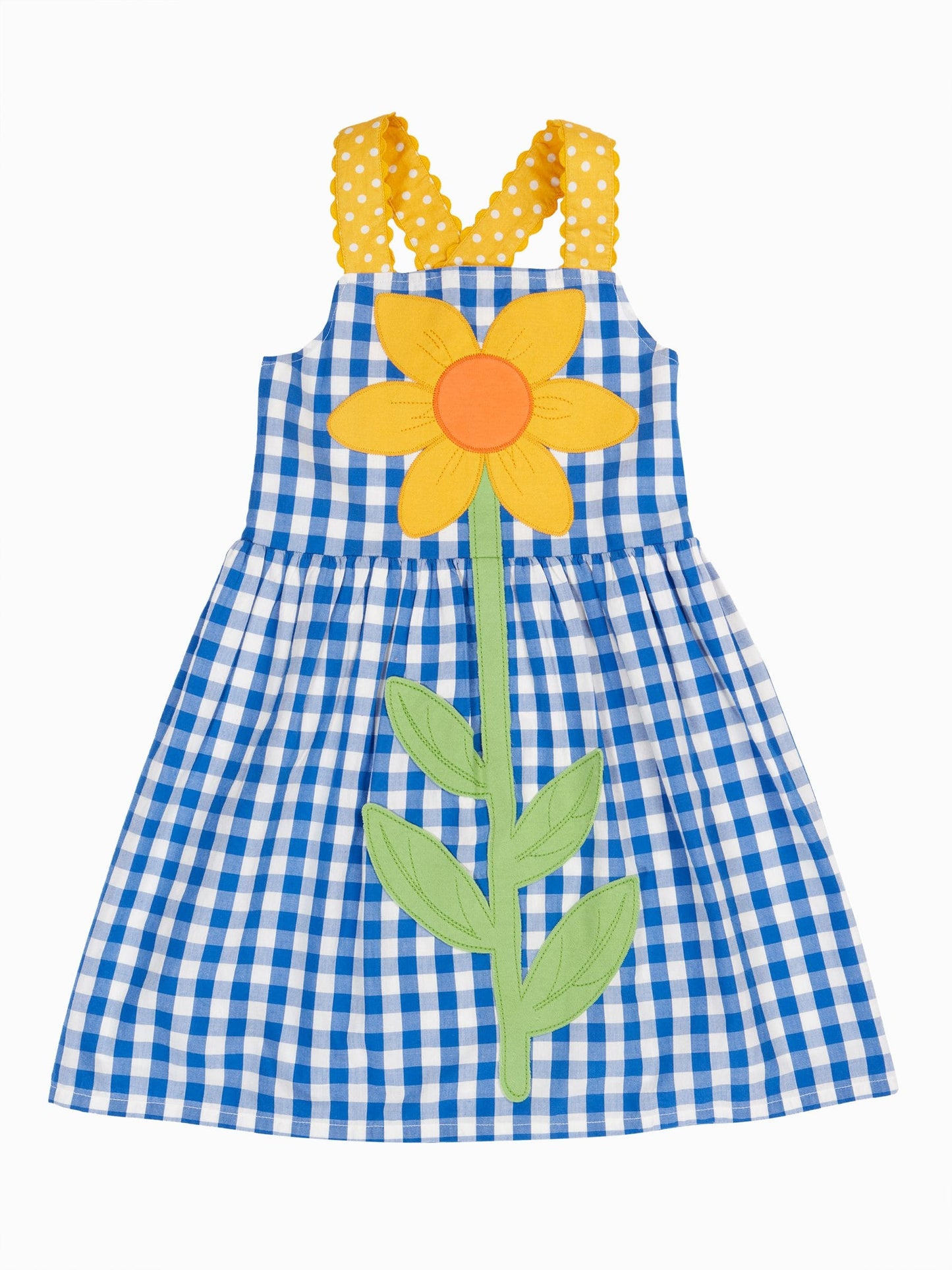 Frugi Blue Allie Daisy Dress image 4