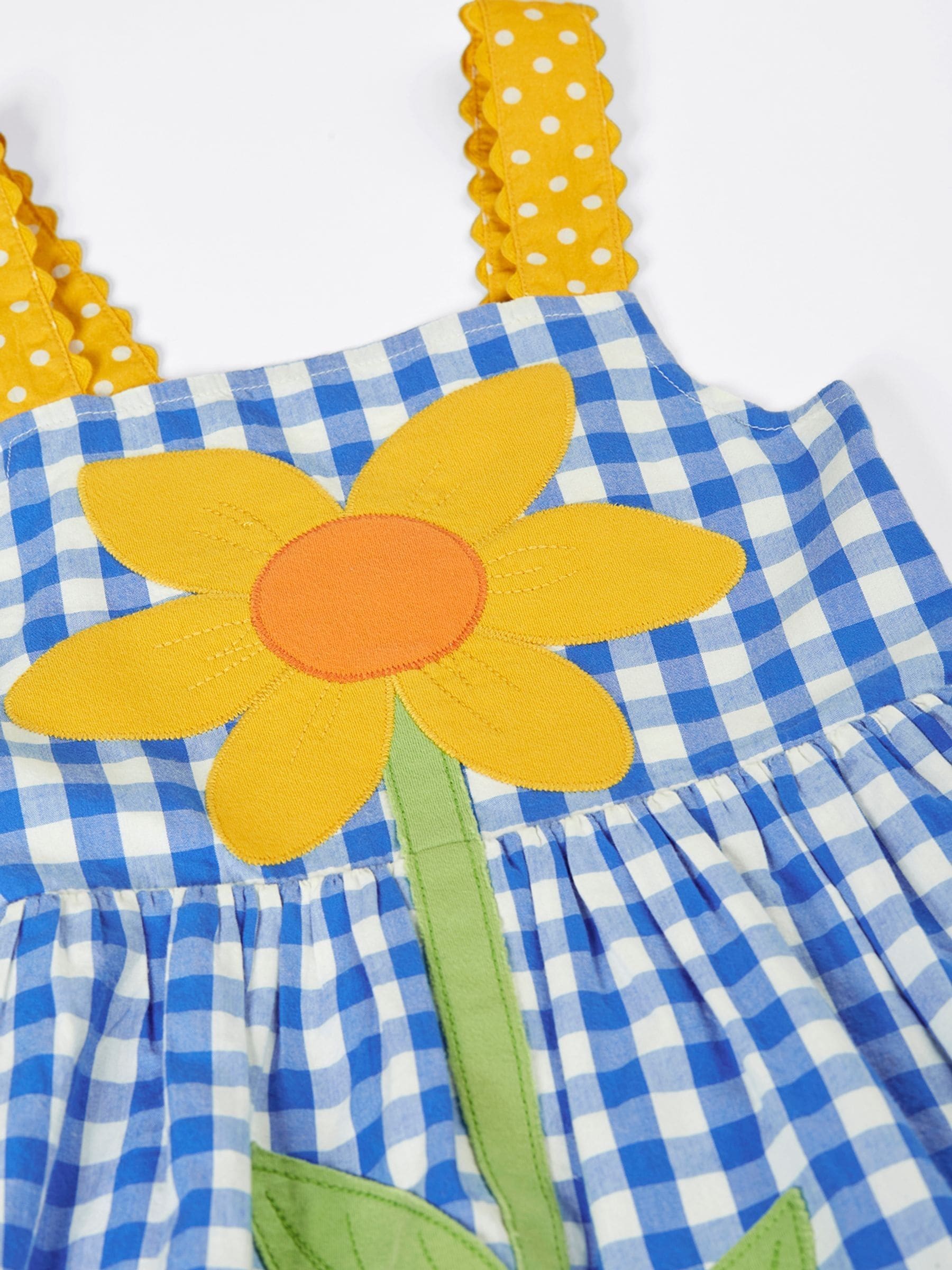 Frugi Blue Allie Daisy Dress image 6