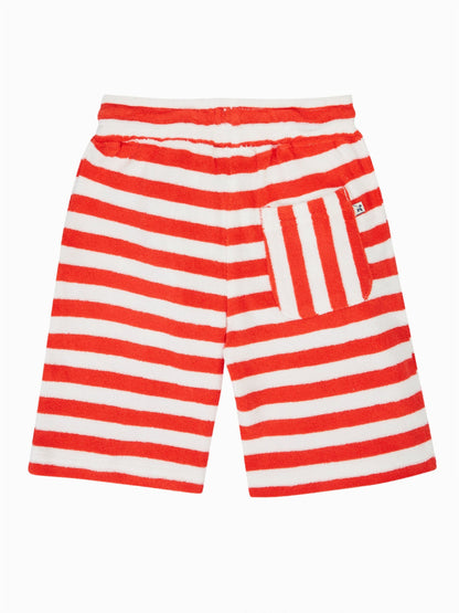 Frugi Red Beach Towelling Shorts image 2