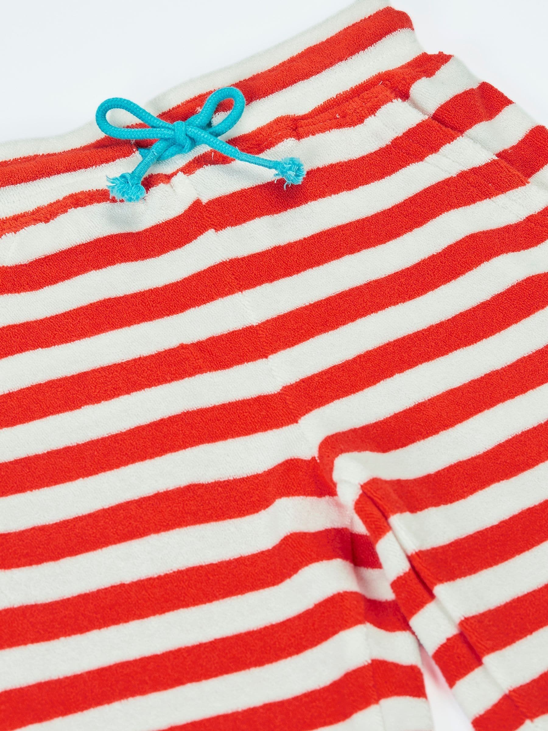Frugi Red Beach Towelling Shorts image 3