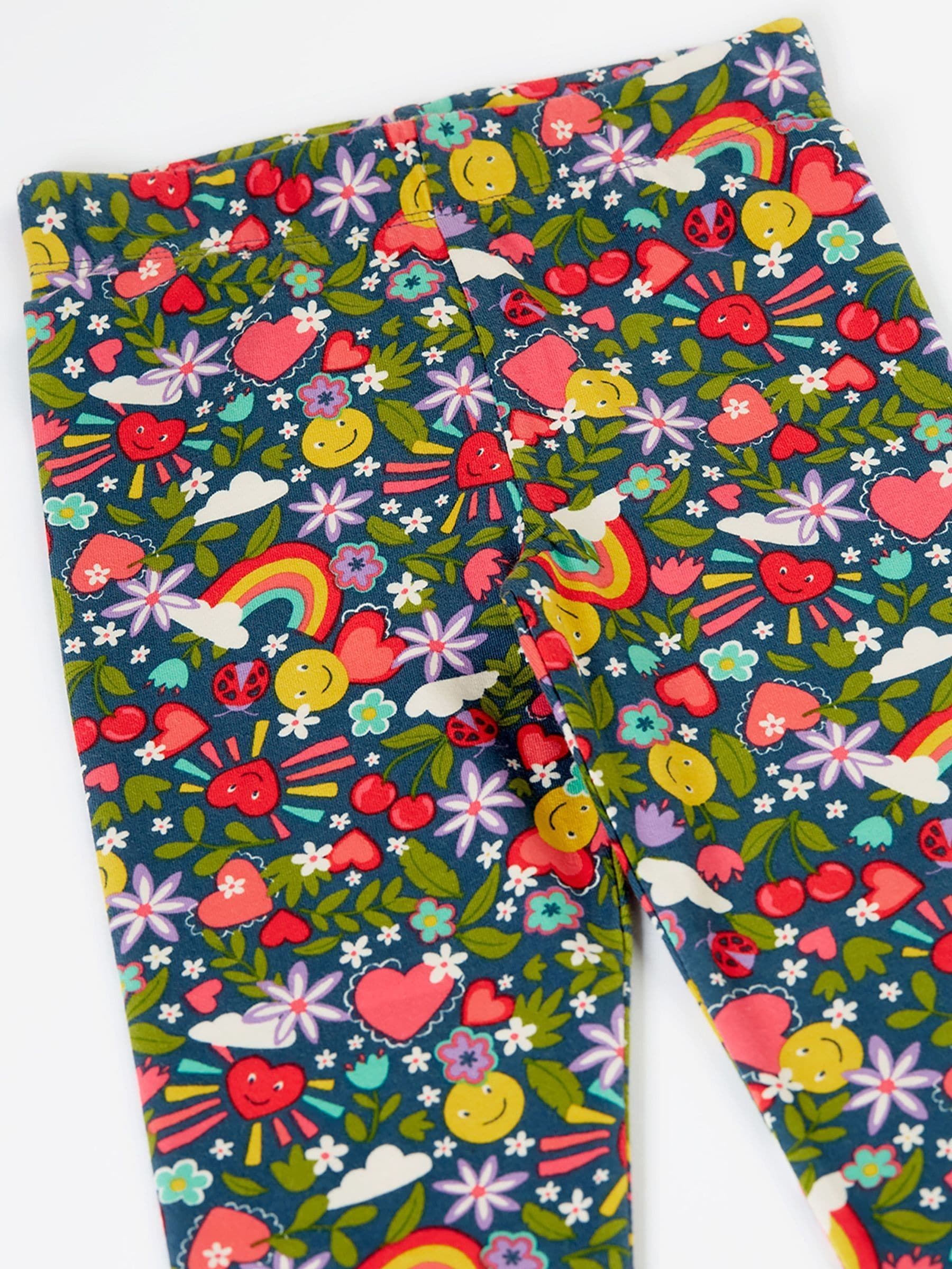 Frugi Blue Leona Leggings image 5