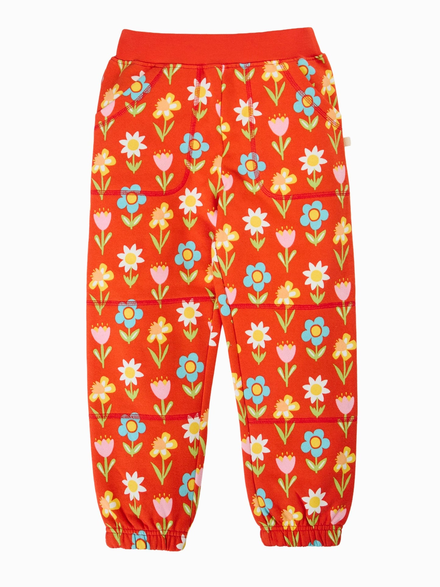 Frugi Red Malpas Joggers image 1