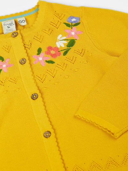 Dsiney Kidz - Frugi Yellow Juniper Cardigan image 3