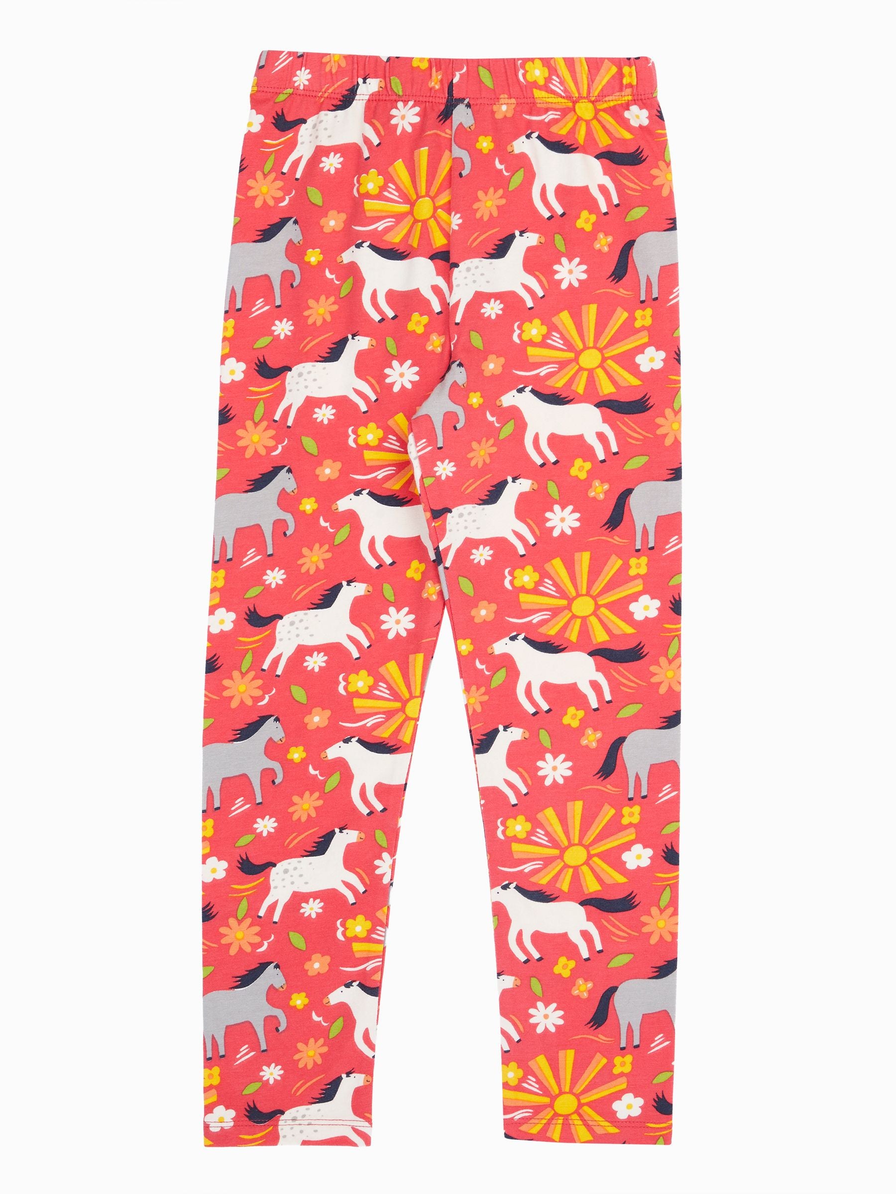 Frugi Pink Libby Printed Leggings image 1
