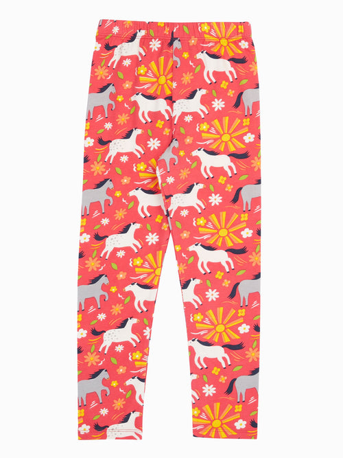 Frugi Pink Libby Printed Leggings image 1