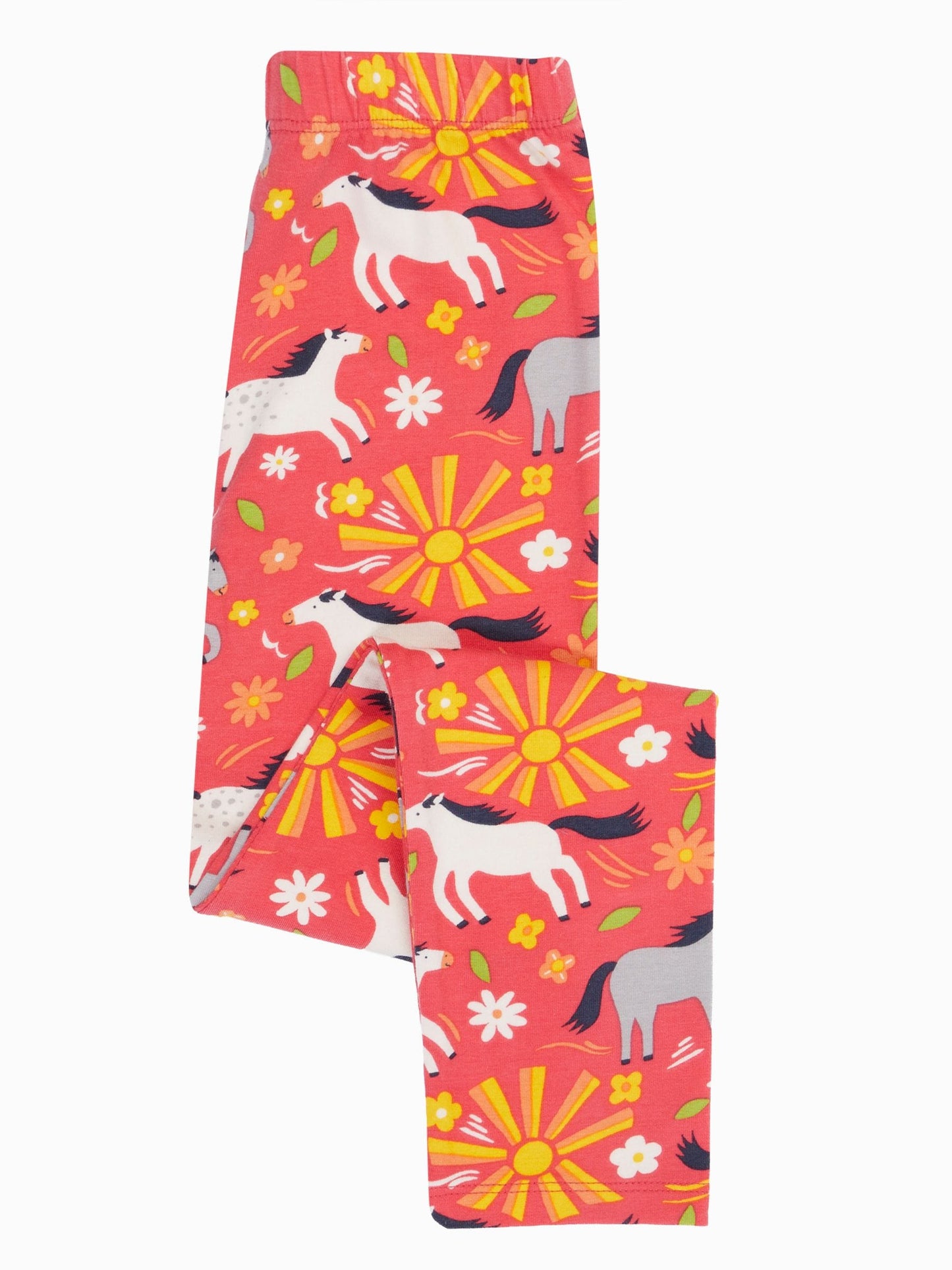 Frugi Pink Libby Printed Leggings image 2