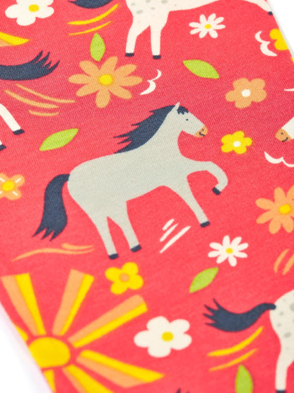 Frugi Pink Libby Printed Leggings image 4