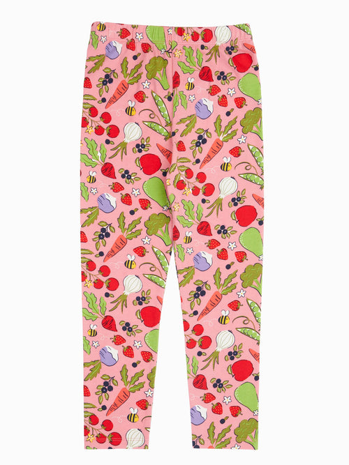 Frugi Pink Libby Printed Leggings image 1