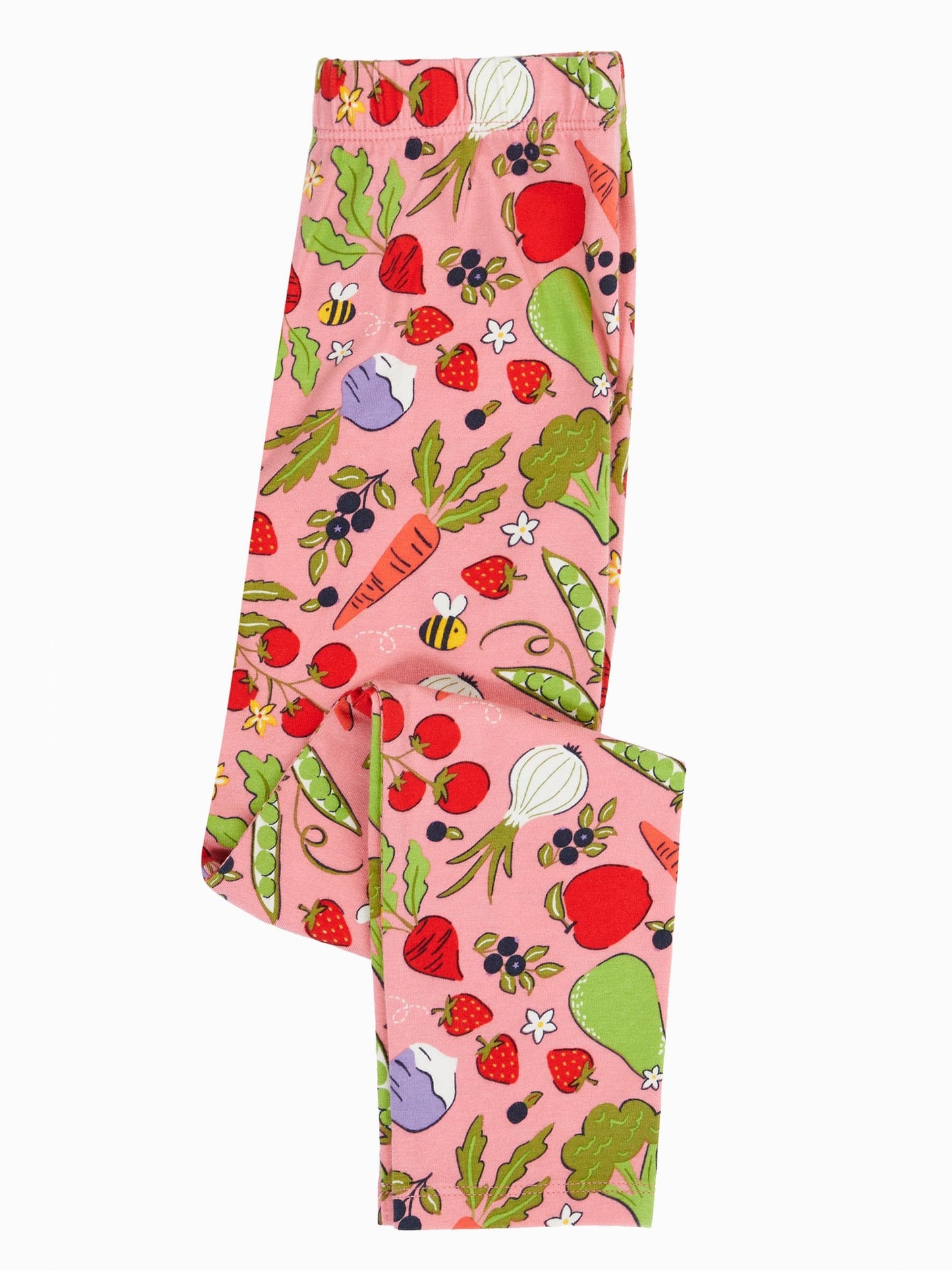 Frugi Pink Libby Printed Leggings image 2