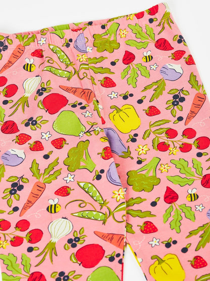 Frugi Pink Libby Printed Leggings image 3