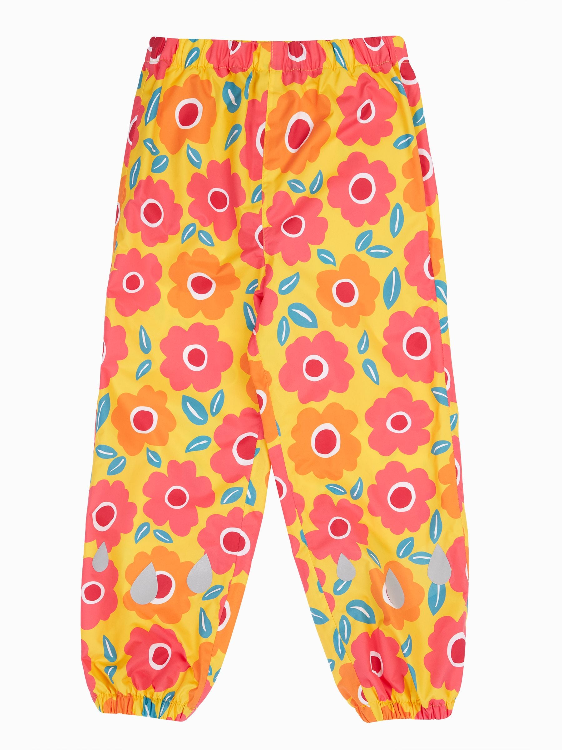 Frugi Yellow Rain Or Shine Trousers image 2