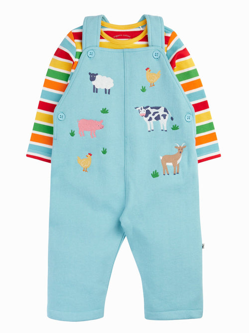 Frugi Blue Rae Dungaree image 1
