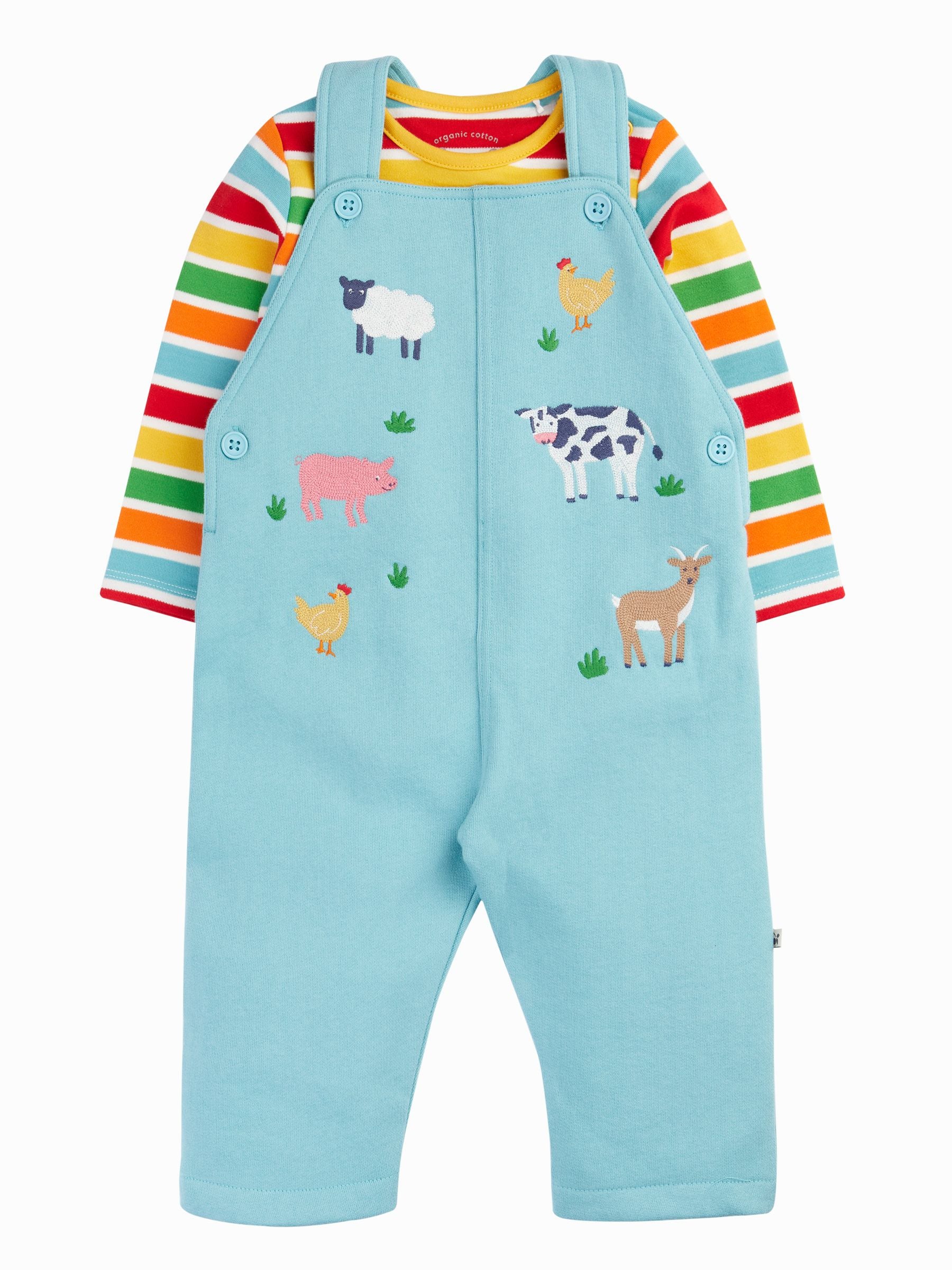 Frugi Blue Rae Dungaree image 1