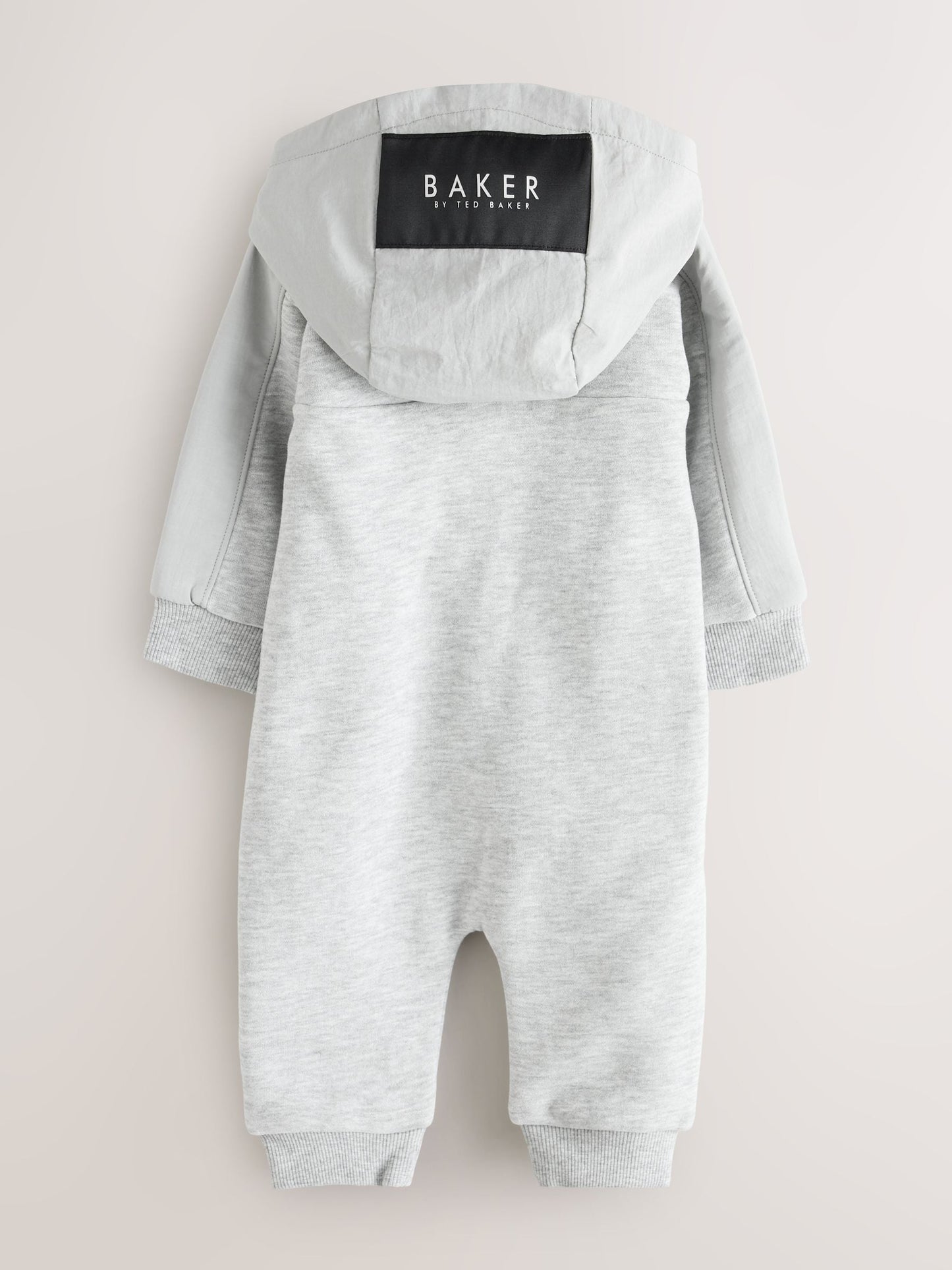Baker by Ted Baker Grey Hooded Zip Romper image 2