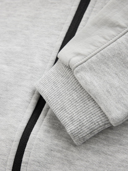 Baker by Ted Baker Grey Hooded Zip Romper image 5