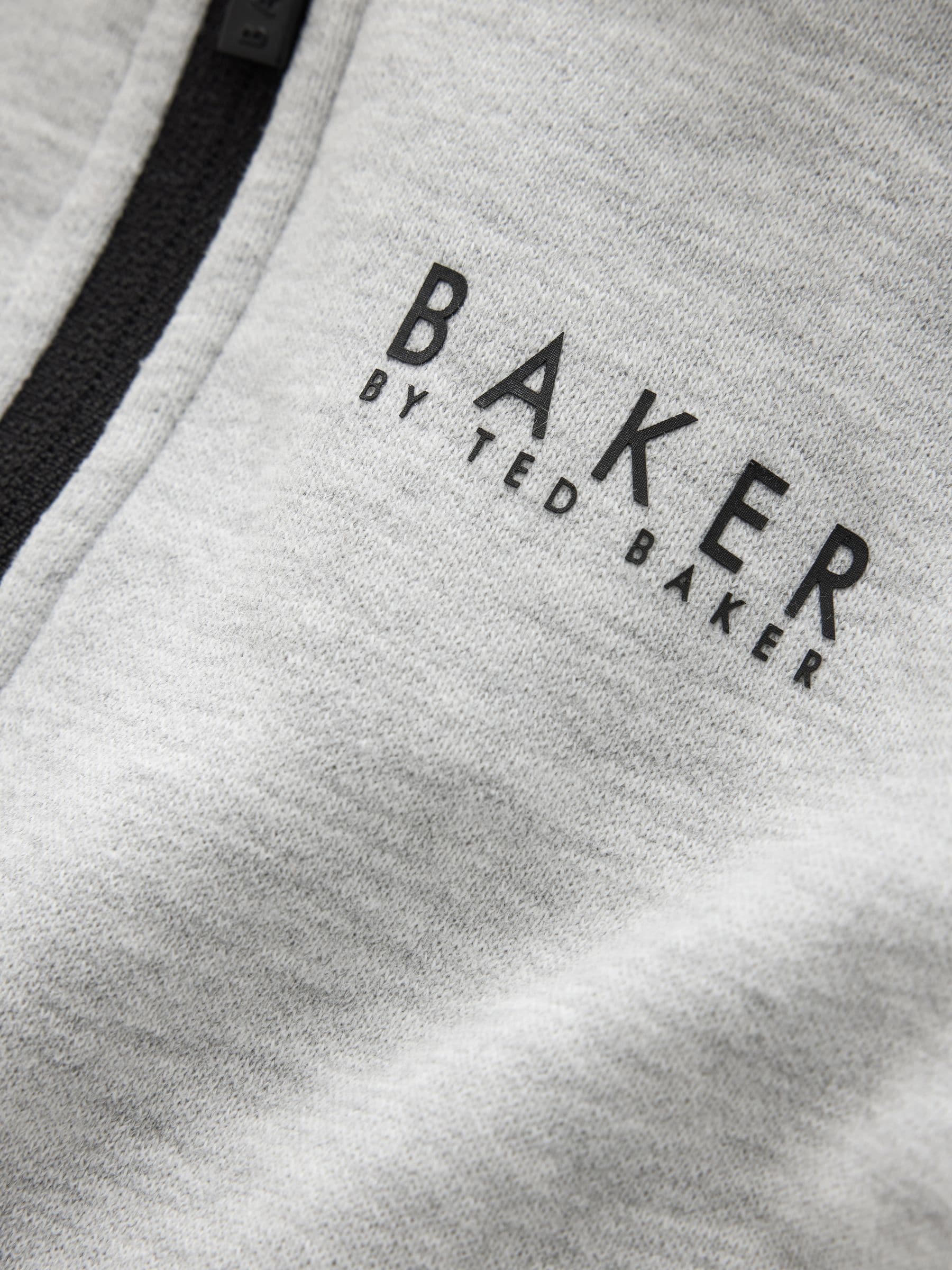 Baker by Ted Baker Grey Hooded Zip Romper image 6