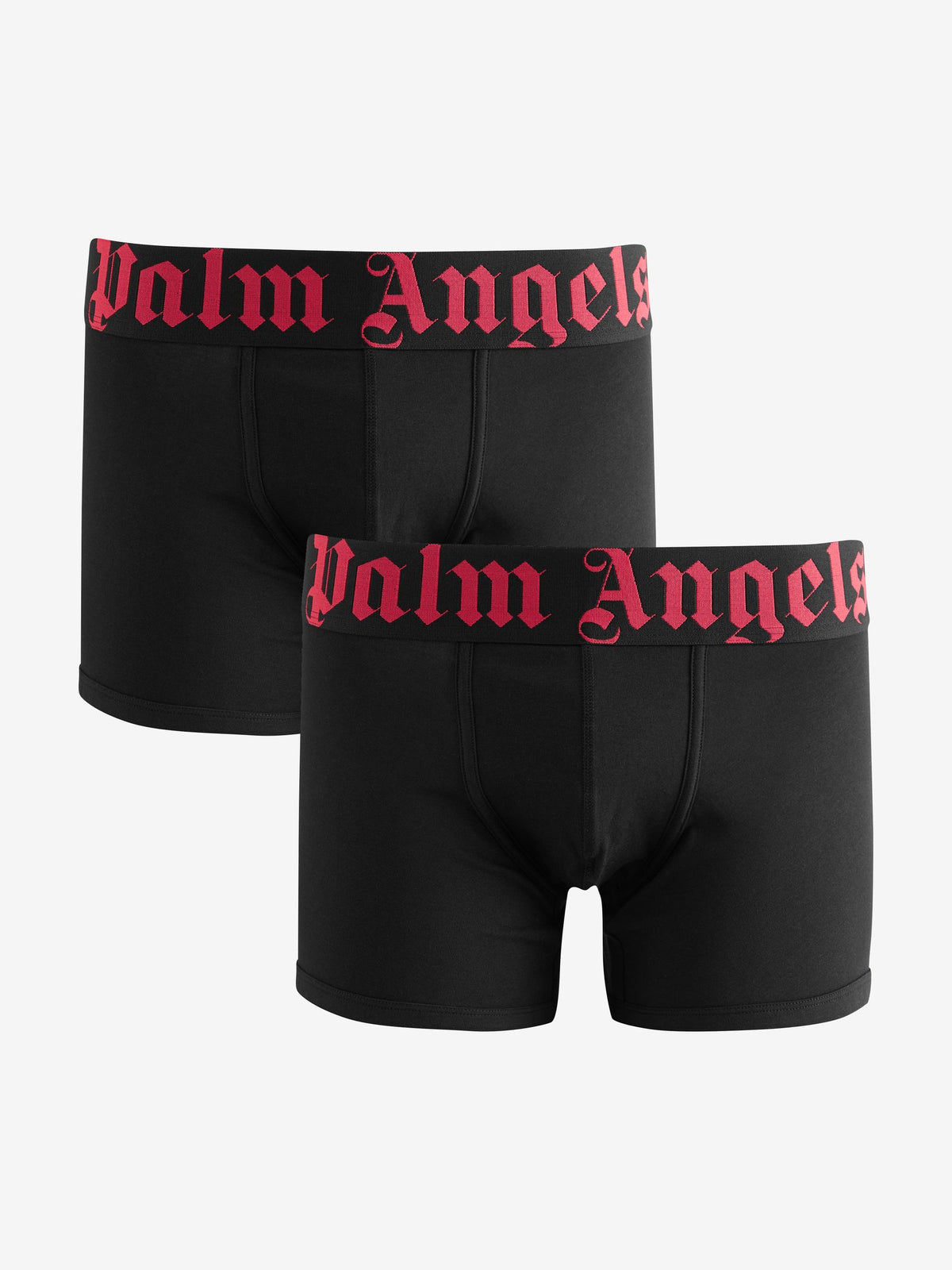 Dsiney Kidz - Palm Angels Black 2 Pack Cotton Stretch Logo Regular Boxers image 1