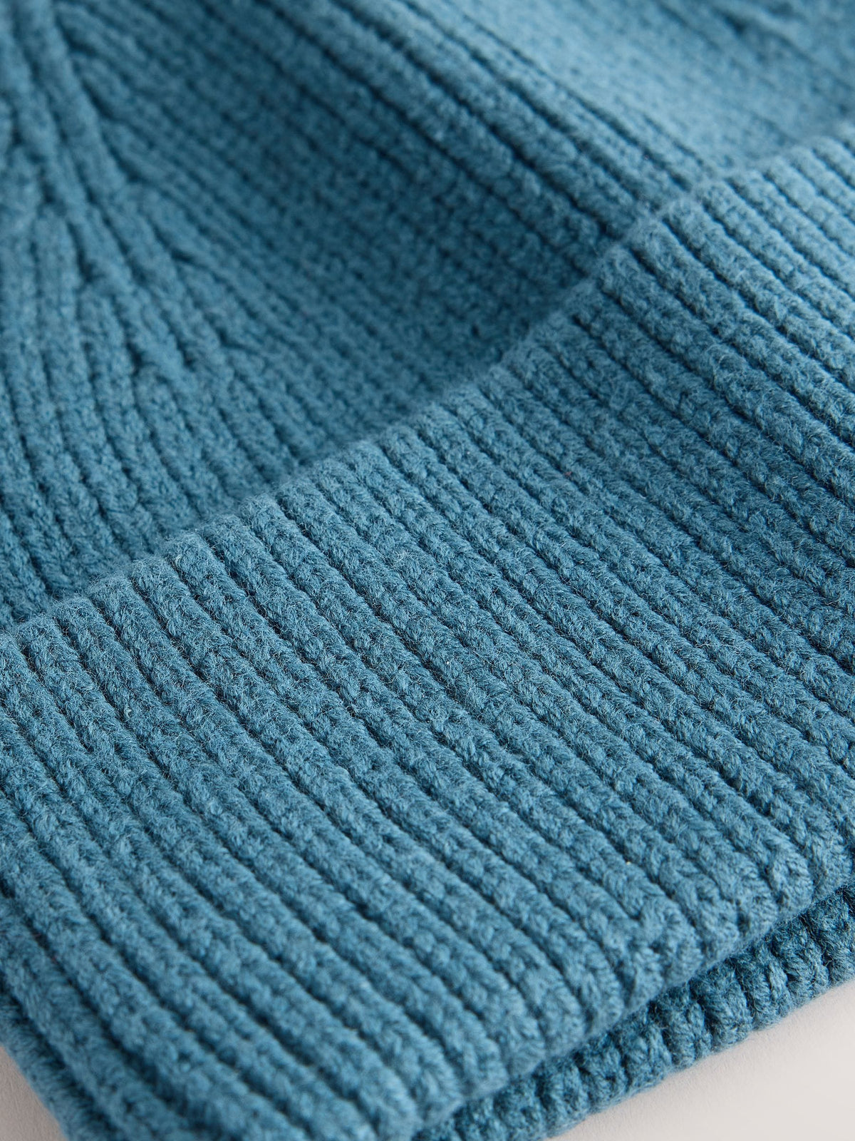Teal Blue Knitted Beanie Hat (1-16yrs) - image 2