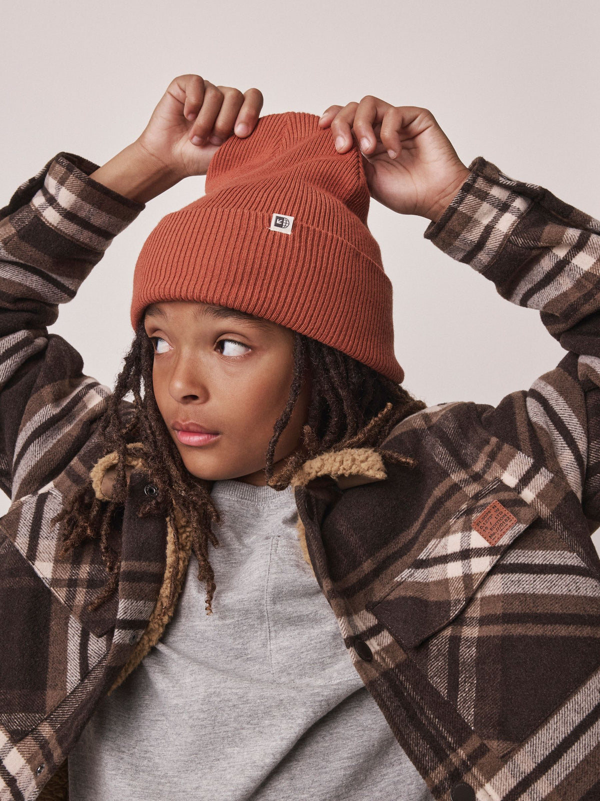 Rust Brown Beanie Hat (1-16yrs) - image 2