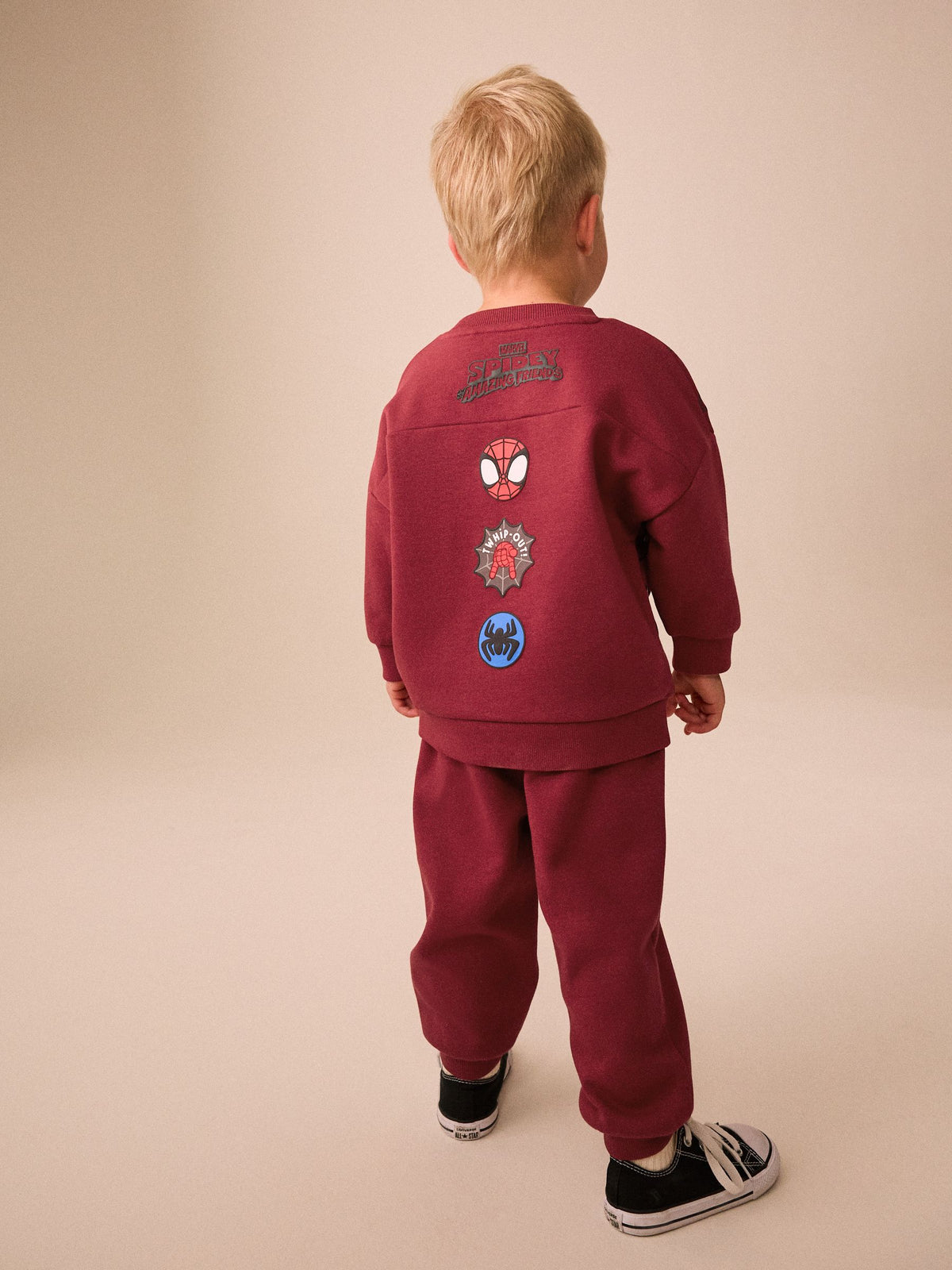 Red Spidey Crew Neck Sweat and Jogger Set (9mths-8yrs) - image 3