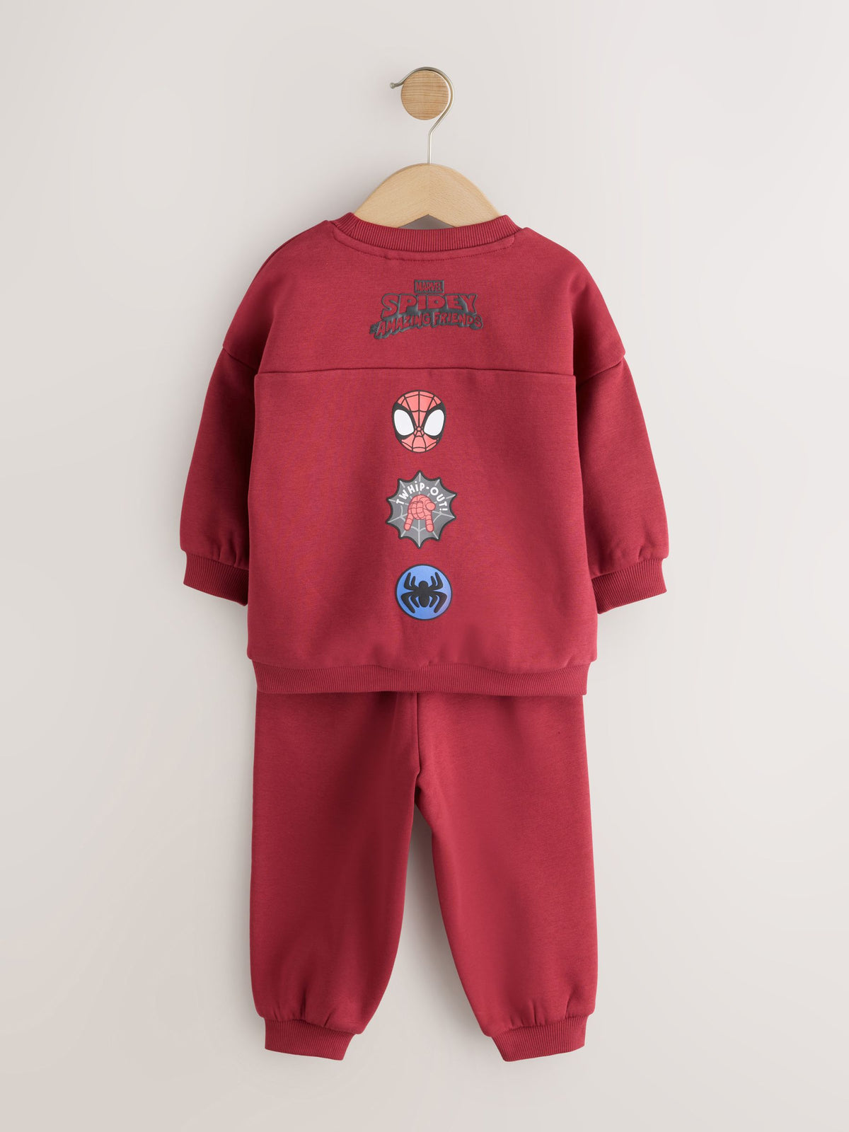 Red Spidey Crew Neck Sweat and Jogger Set (9mths-8yrs) - image 7