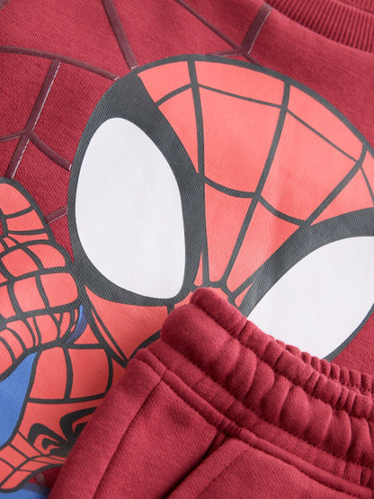 Red Spidey Crew Neck Sweat and Jogger Set (9mths-8yrs) - image 8