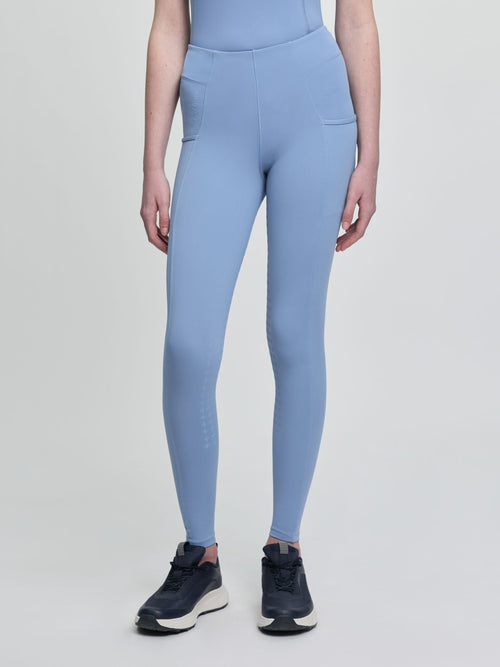LeMieux Blue Young Rider Orla Pull Ons Leggings image 1