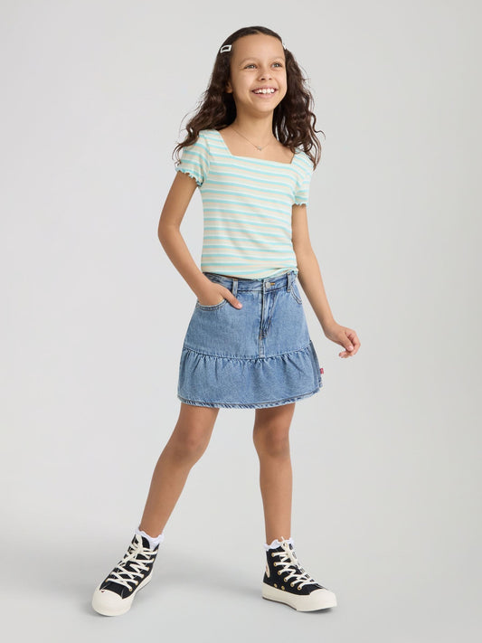 Dsiney Kidz - Levi's Blue Denim Flounce Skort image 2