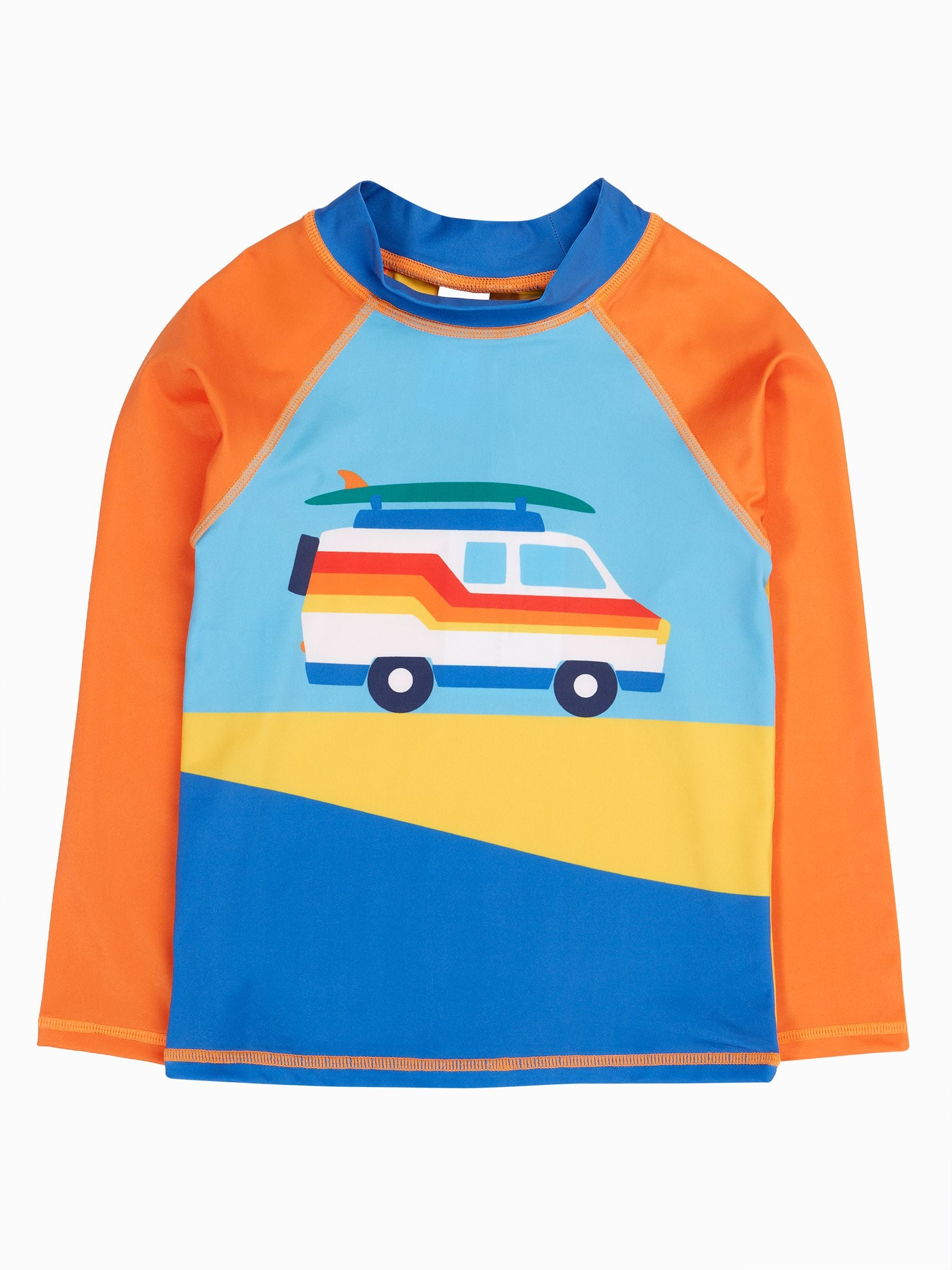 Frugi Blue Sunsafe Rash Vest image 1