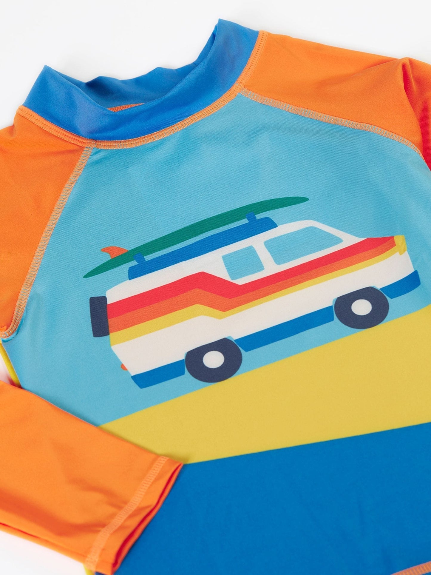 Frugi Blue Sunsafe Rash Vest image 3