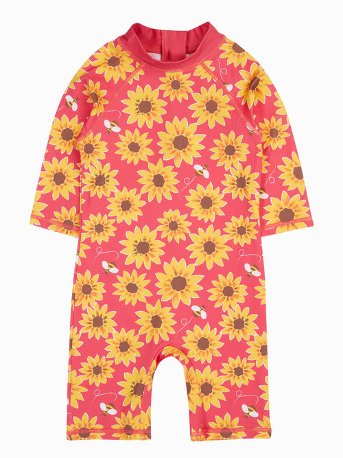 Frugi Pink Little Sunsafe Suit image 1