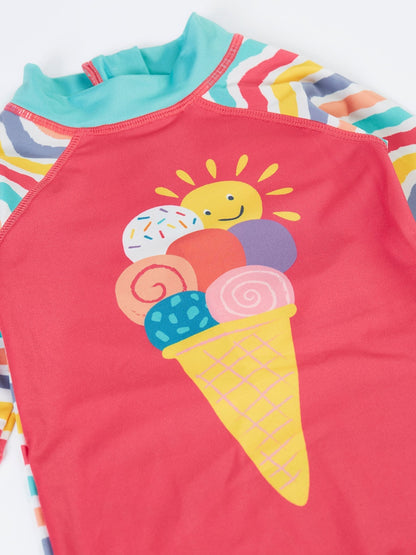 Frugi Pink Little Sunsafe Suit image 4