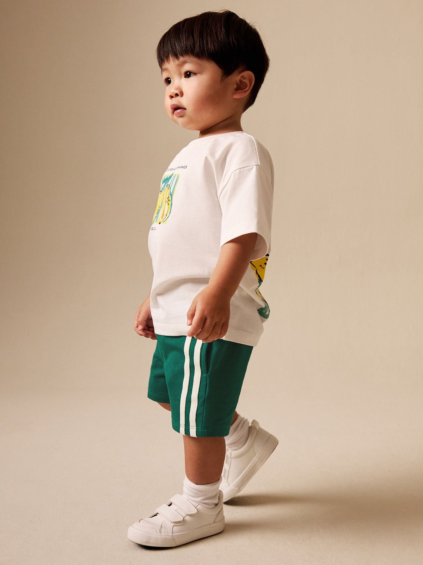Green Side Stripe Jersey Shorts (3mths-7yrs) image 6