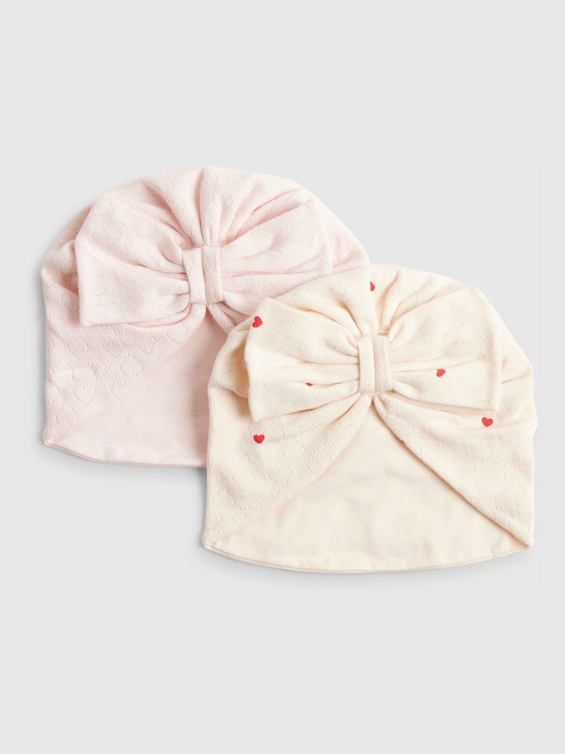 River Island Pink Floral Turban Set 2 Pack image 1