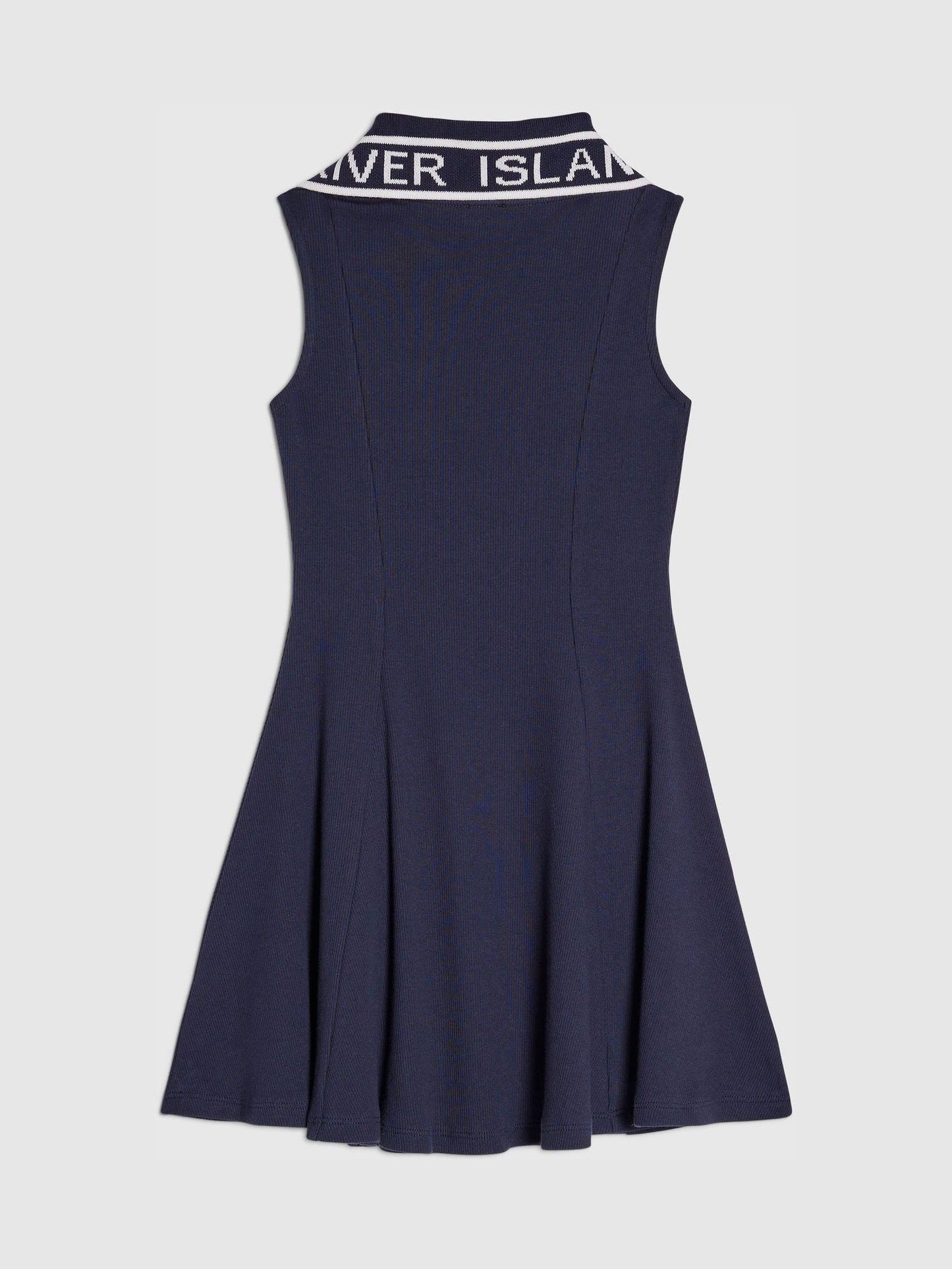 Dsiney Kidz - River Island Blue Logo Collar Polo Dress image 2