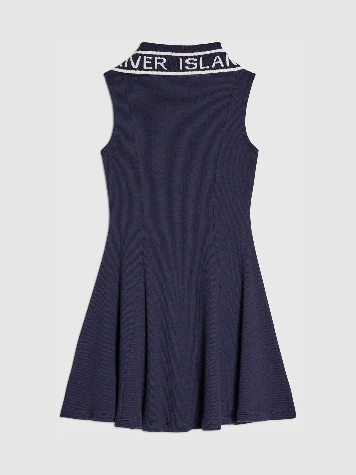 Dsiney Kidz - River Island Blue Logo Collar Polo Dress image 2