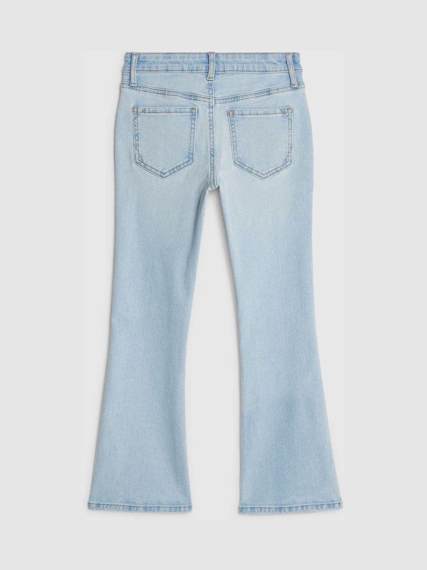Dsiney Kidz - River Island Light Blue Heart Keychain Flare Jeans image 2