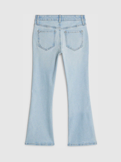 Dsiney Kidz - River Island Light Blue Heart Keychain Flare Jeans image 2
