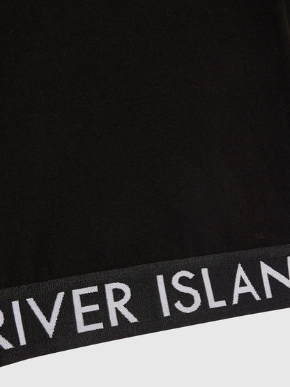 Dsiney Kidz - River Island Black Logo T-Shirt image 4