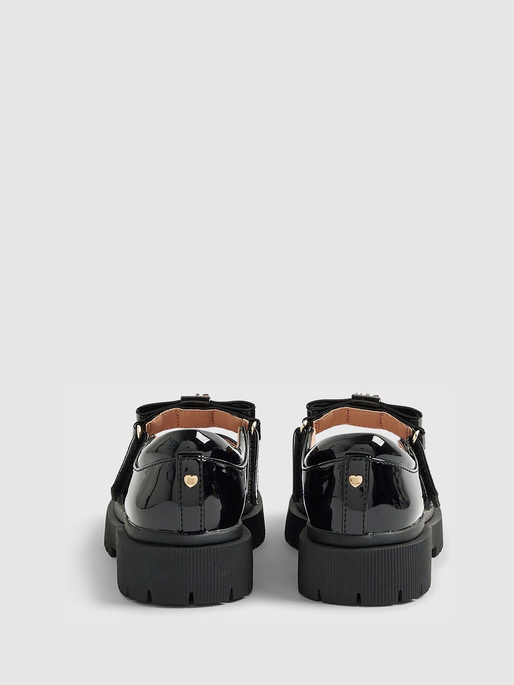 River Island Black Multi Strap Mary Jane Shoes image 2