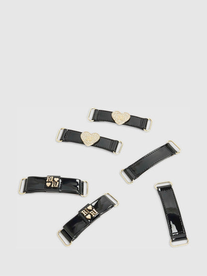 River Island Black Multi Strap Mary Jane Shoes image 6